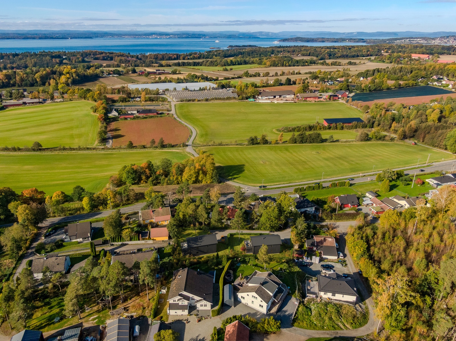 Husene vist på tomtene Galleribilde