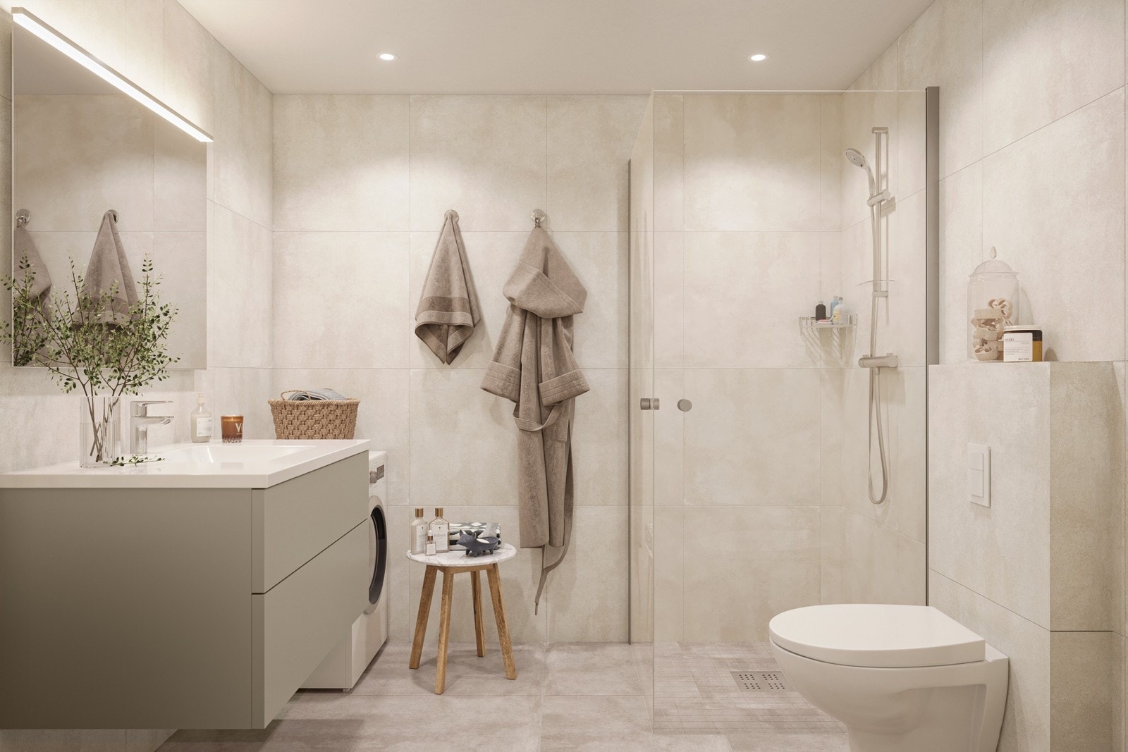 Illustrasjon bad Galleribilde