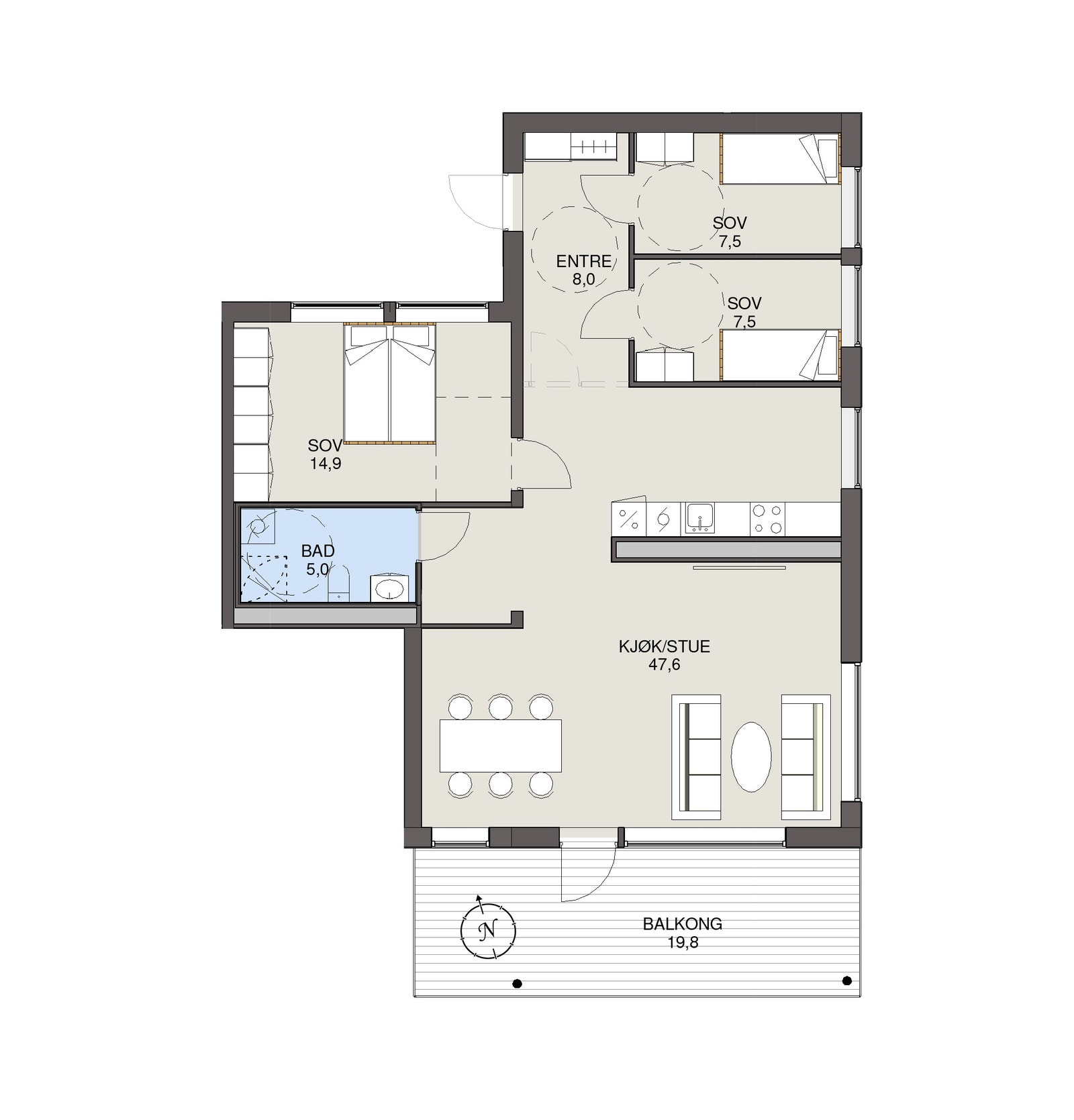 Planskisse. Galleribilde