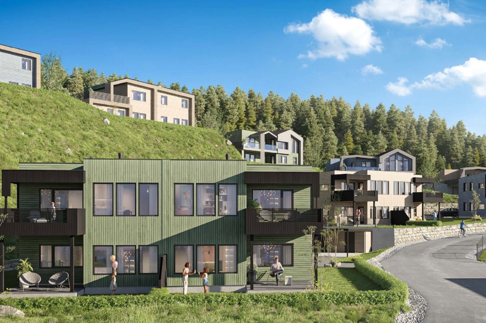 Velkommen til Grimstads nye boligfelt på Imås Galleribilde