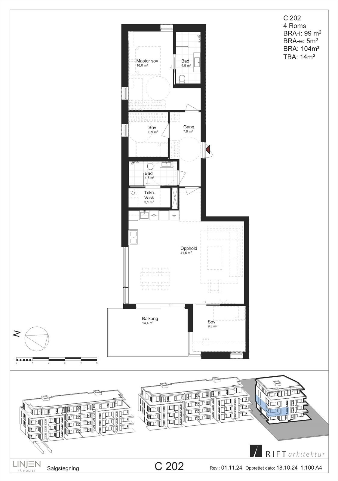 Plantegning Galleribilde