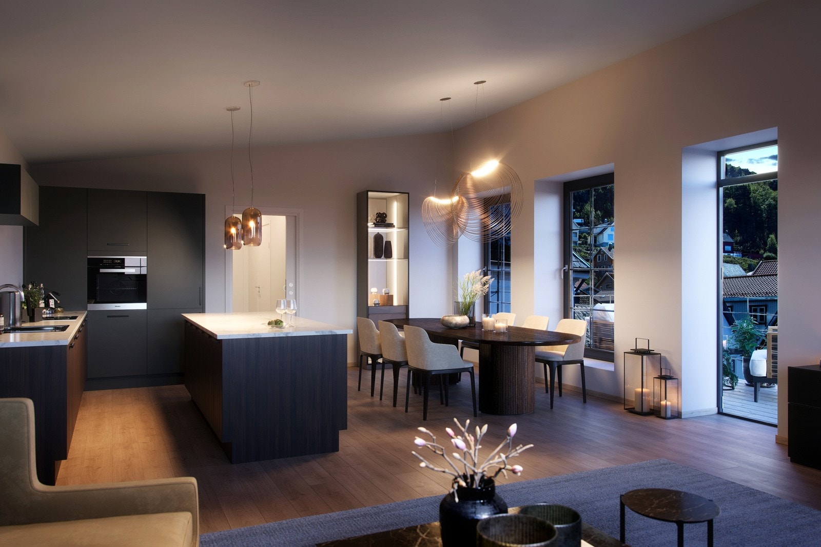 Prosjektet består av to leiligheter som er på 171 og 173 kvm BRA. Galleribilde