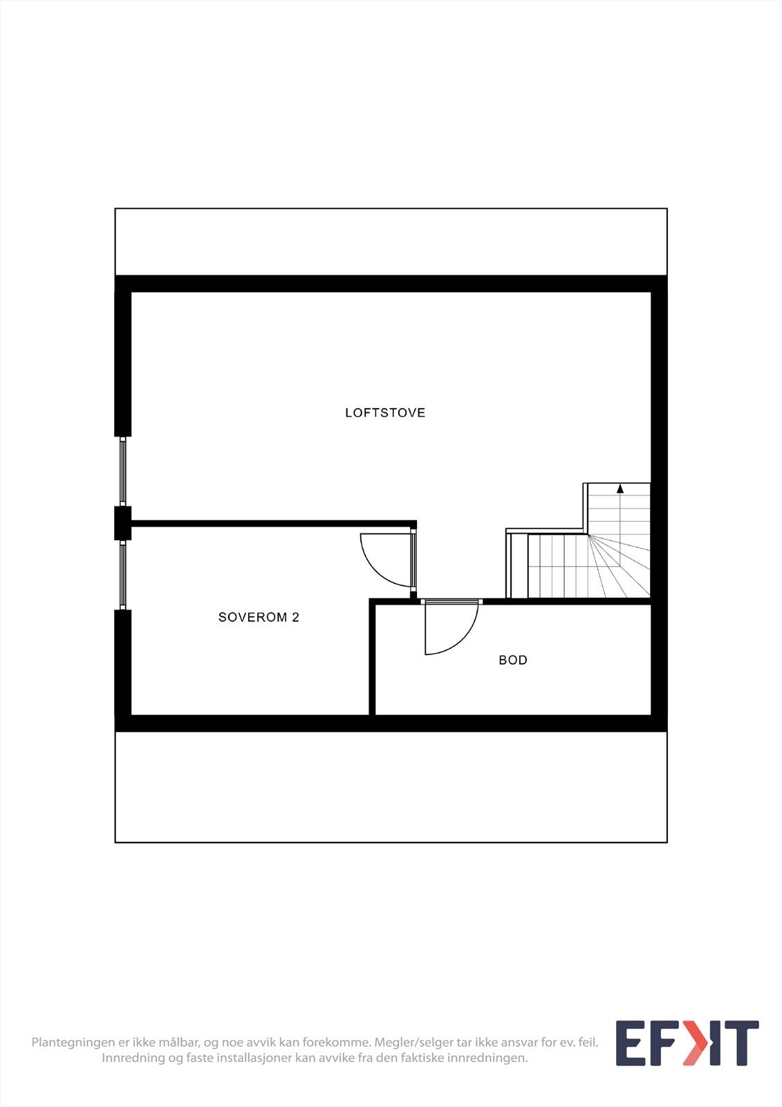 Illustrert planteikning 2.etasje, avvik kan forekomme Galleribilde