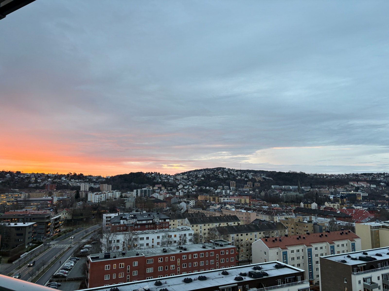 Solnedgang Galleribilde