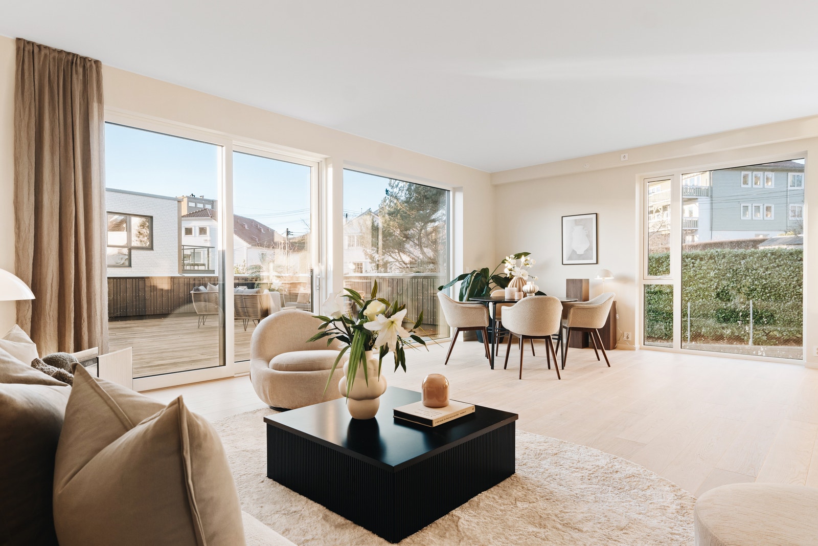 En herlig og luftig stue. Galleribilde