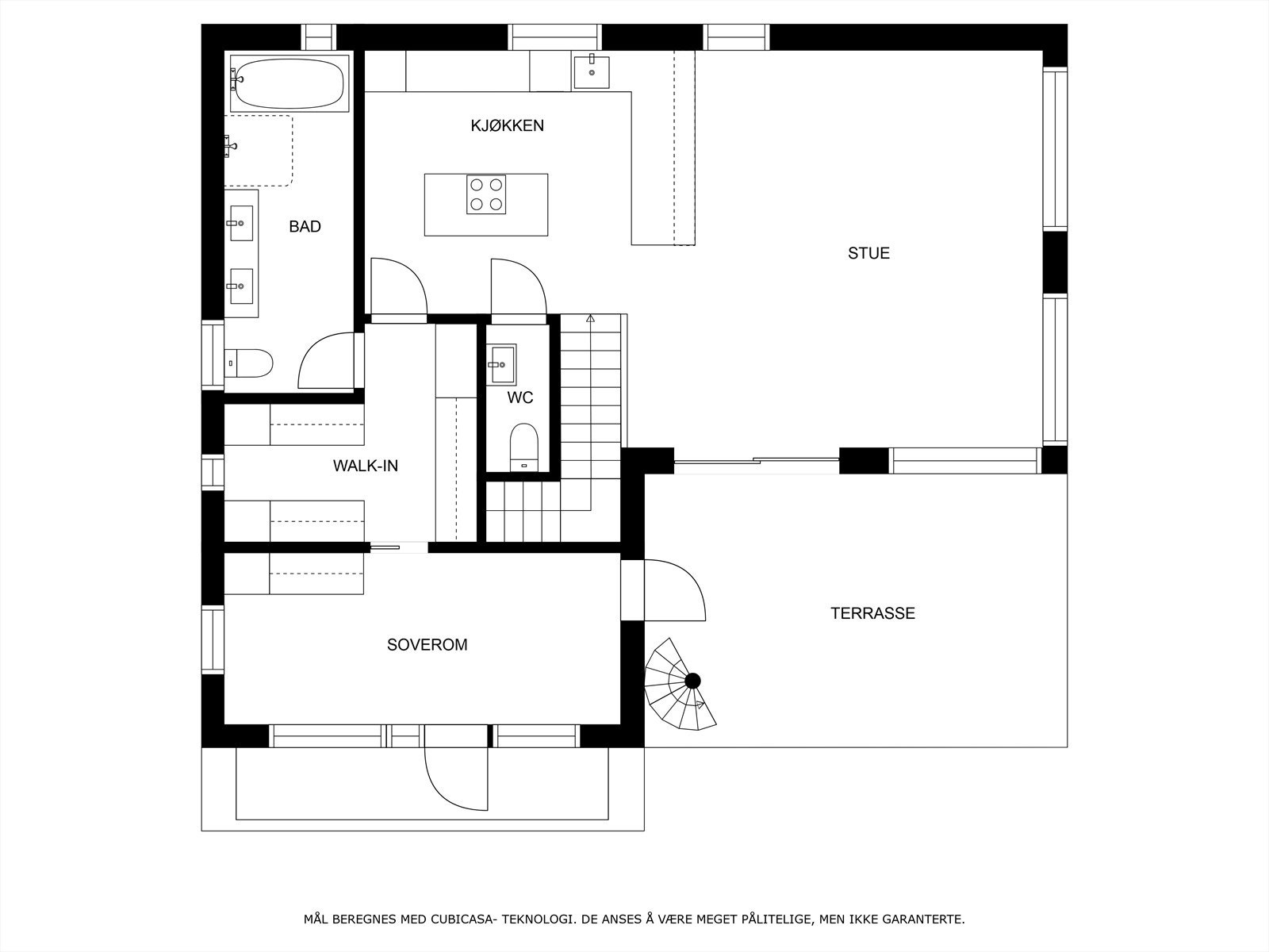 Plantegning 2. etasje Galleribilde
