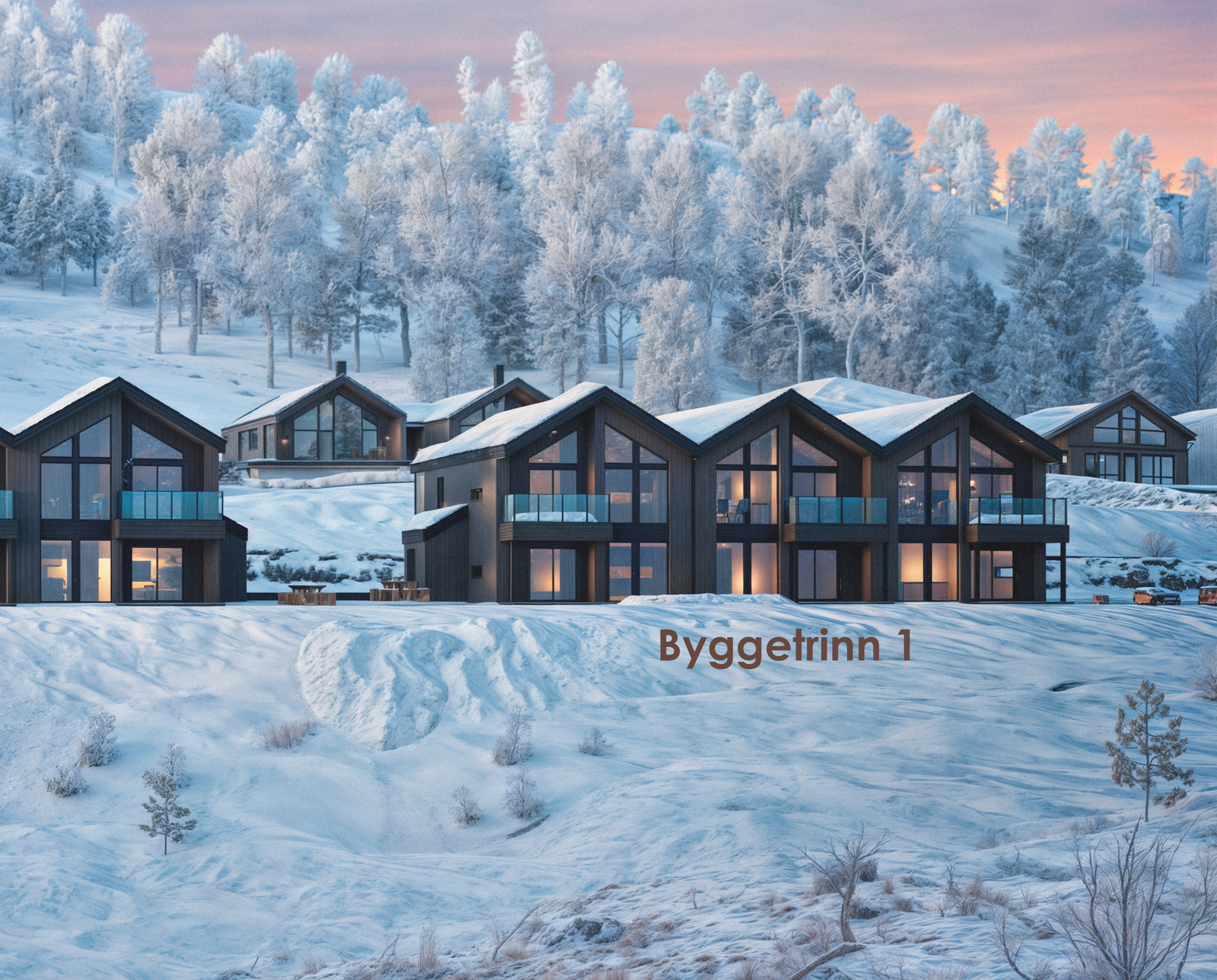 Byggetrinn 1 Seks fritidsleiligheter Galleribilde