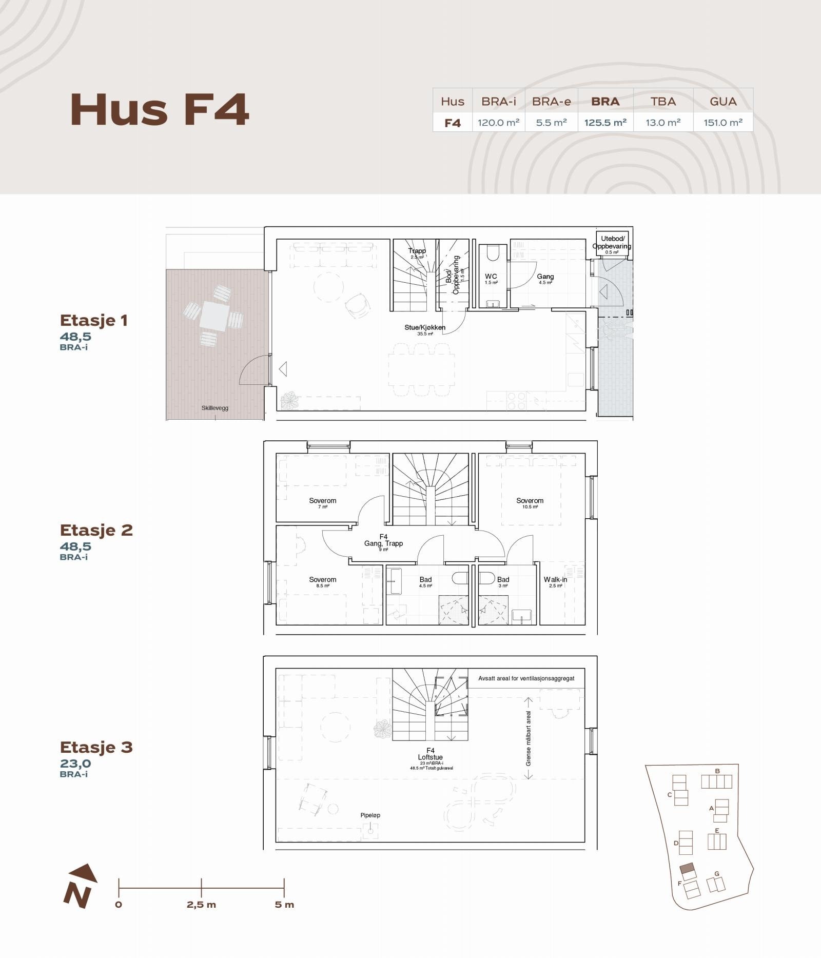 Plantegning F4 Galleribilde