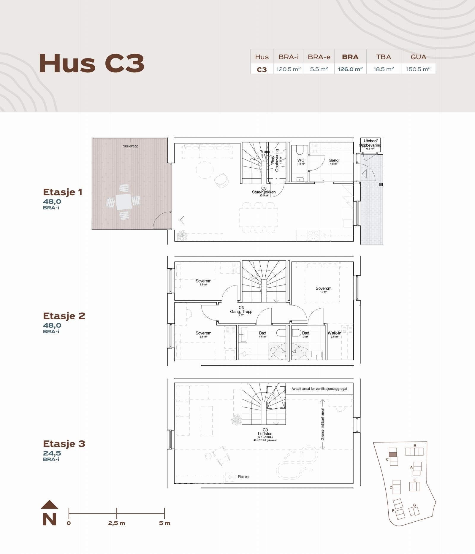 Plantegning C3 Galleribilde