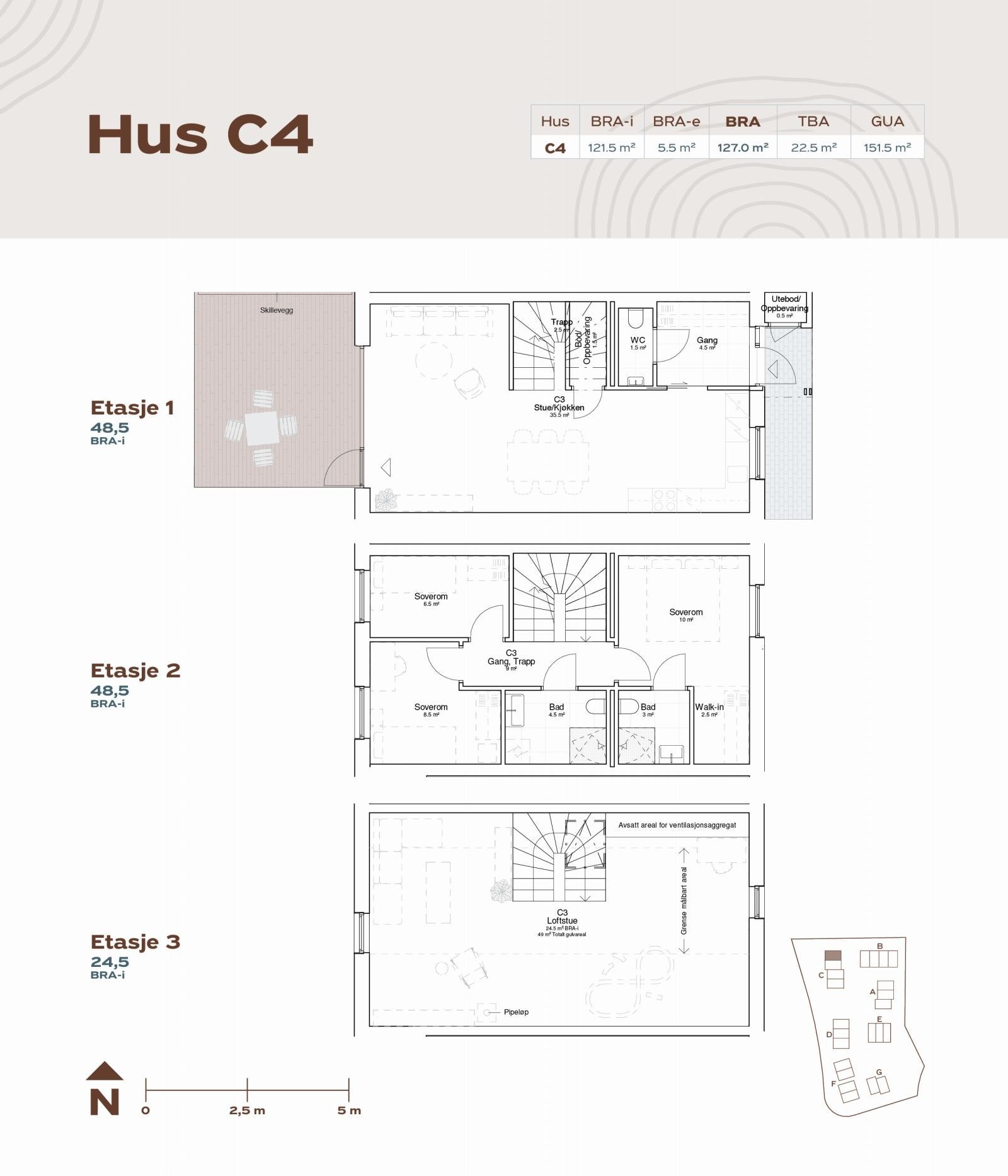 Plantegning C4 Galleribilde