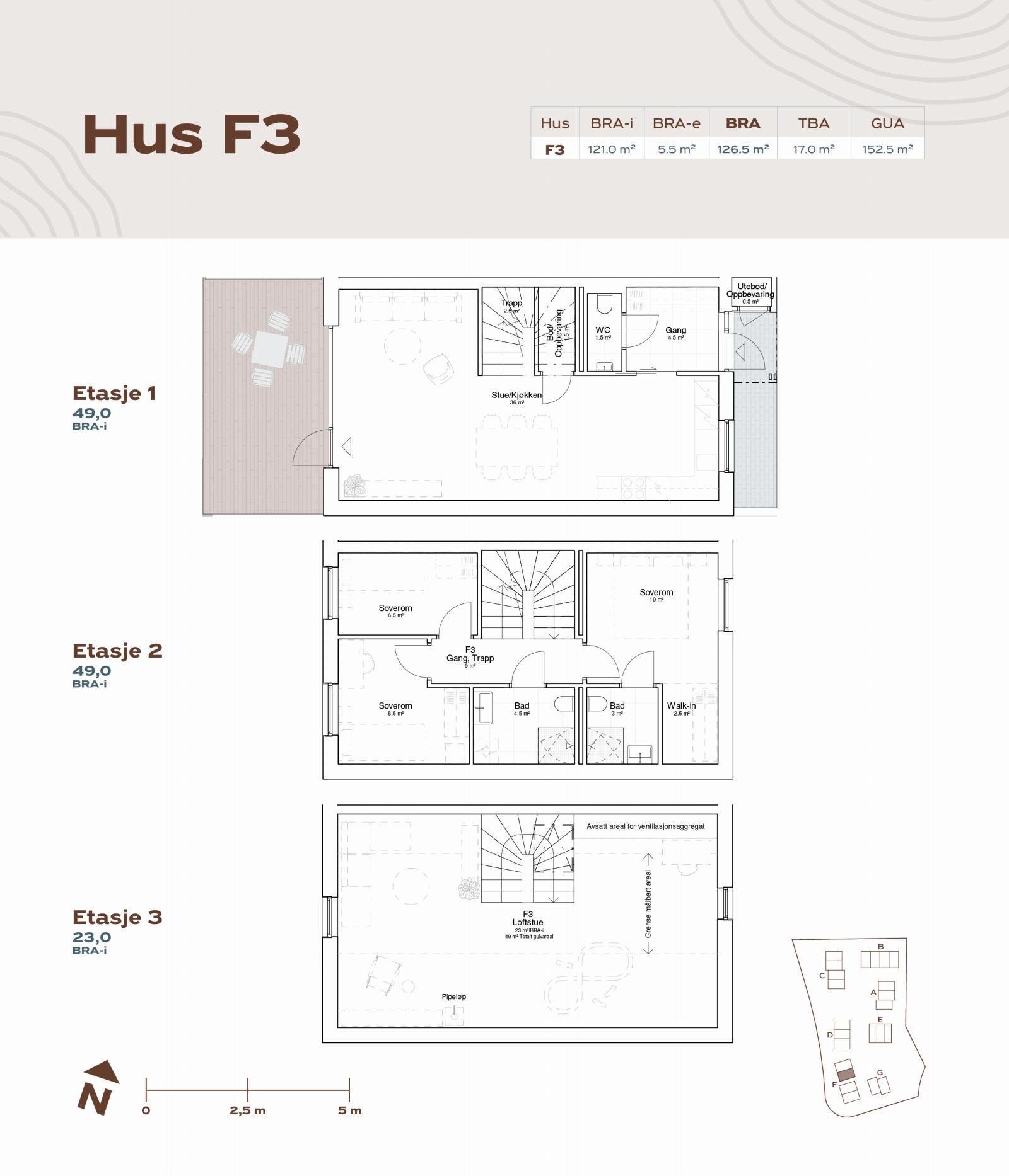 Plantegning F3 Galleribilde