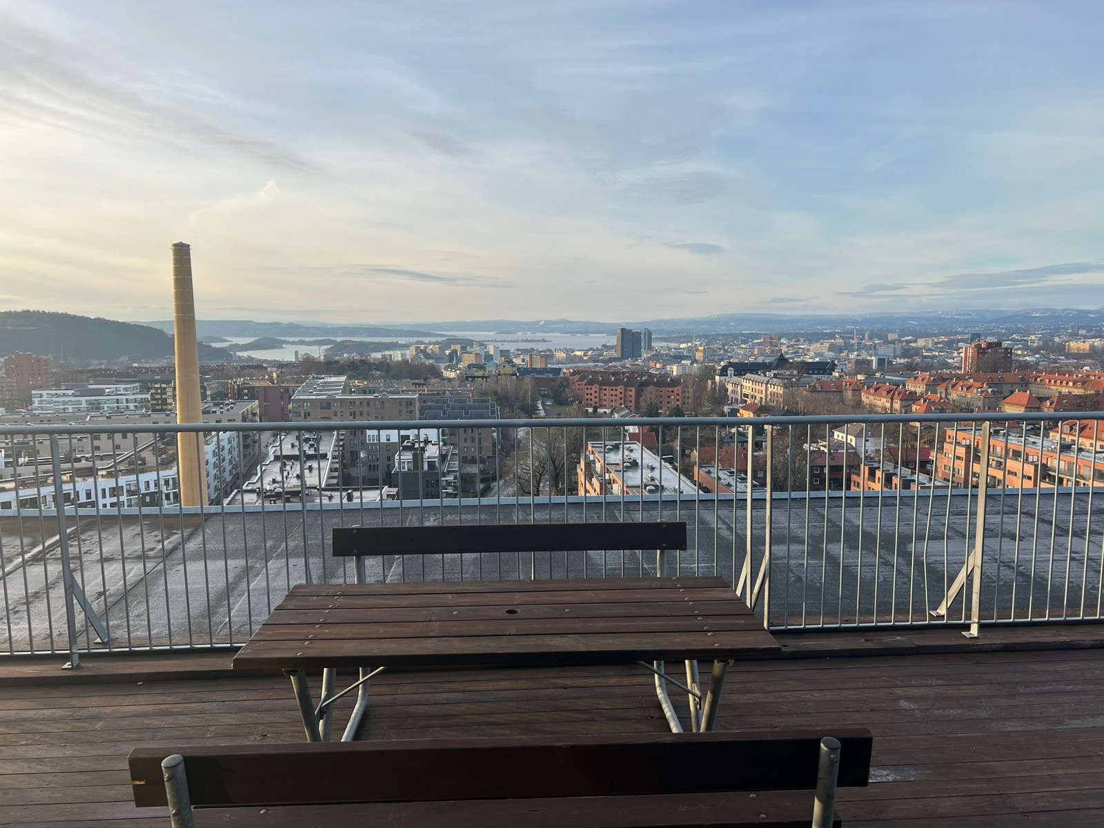 Utsikt mot sentrum og fjorden Galleribilde