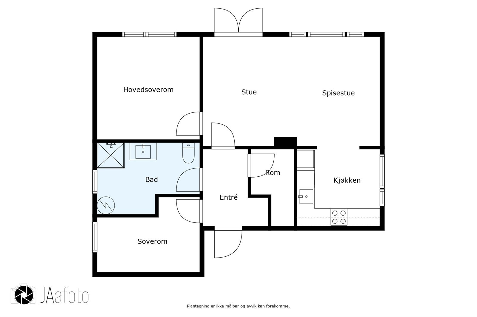 Plantegning Høyåsen 2 A Galleribilde