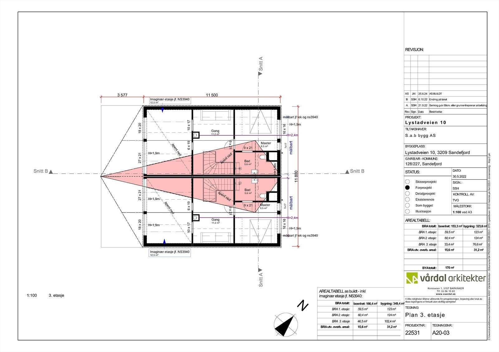 Plan 3 etasje Galleribilde
