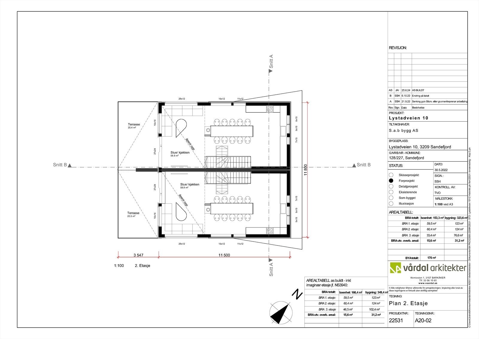 Plan 2 etasje Galleribilde