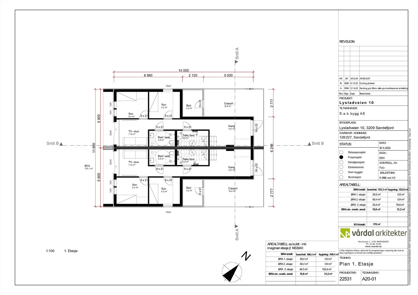 Plan 1 etasje Galleribilde
