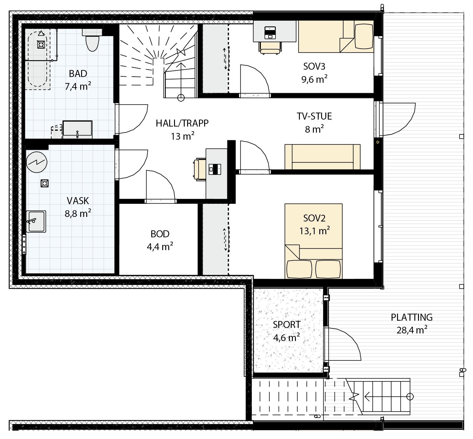 Plan U etg. - Blåbærslynga nr. 28 Galleribilde