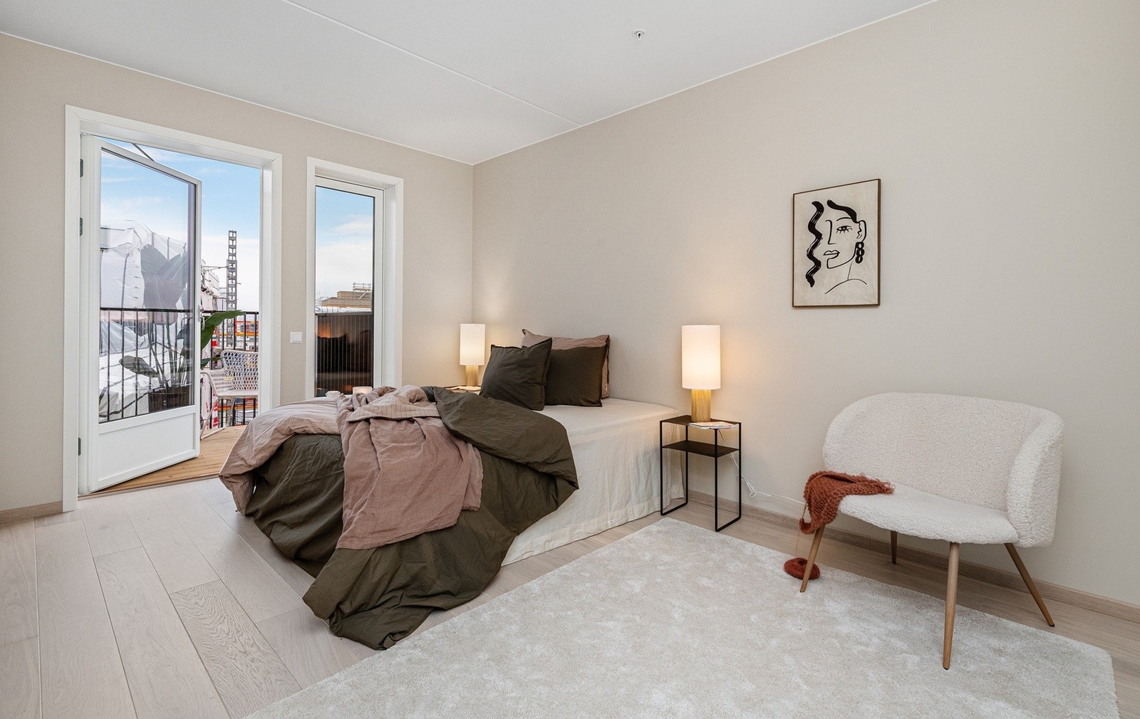 Bilde fra leilighet 189 som er innflyttingsklar. Galleribilde