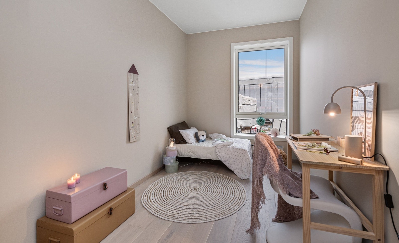 Bilde fra leilighet 189 som er innflyttingsklar. Galleribilde