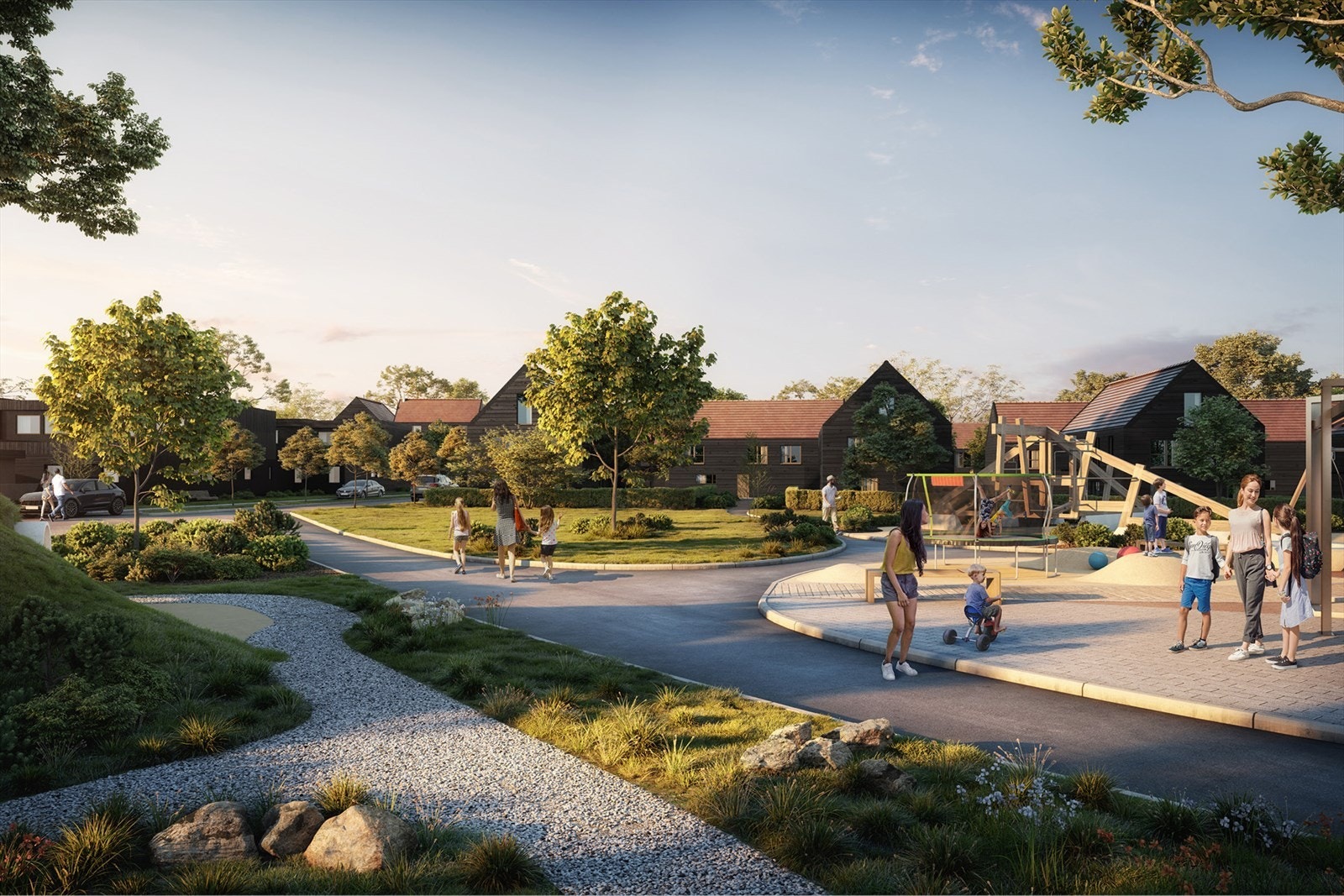 Tunheimgarden 3D områdefoto Galleribilde