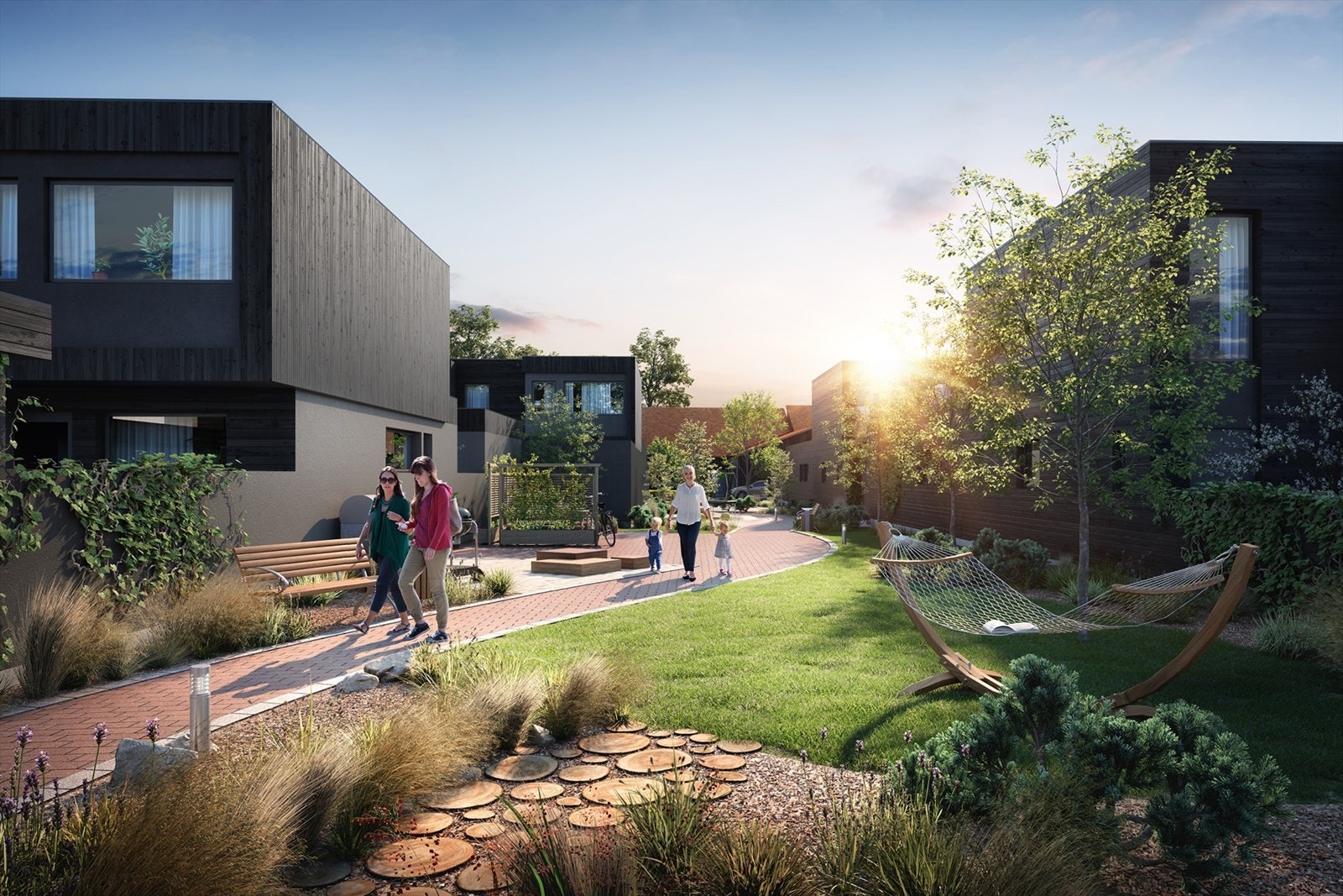 Tunheimgarden 3D områdefoto Galleribilde