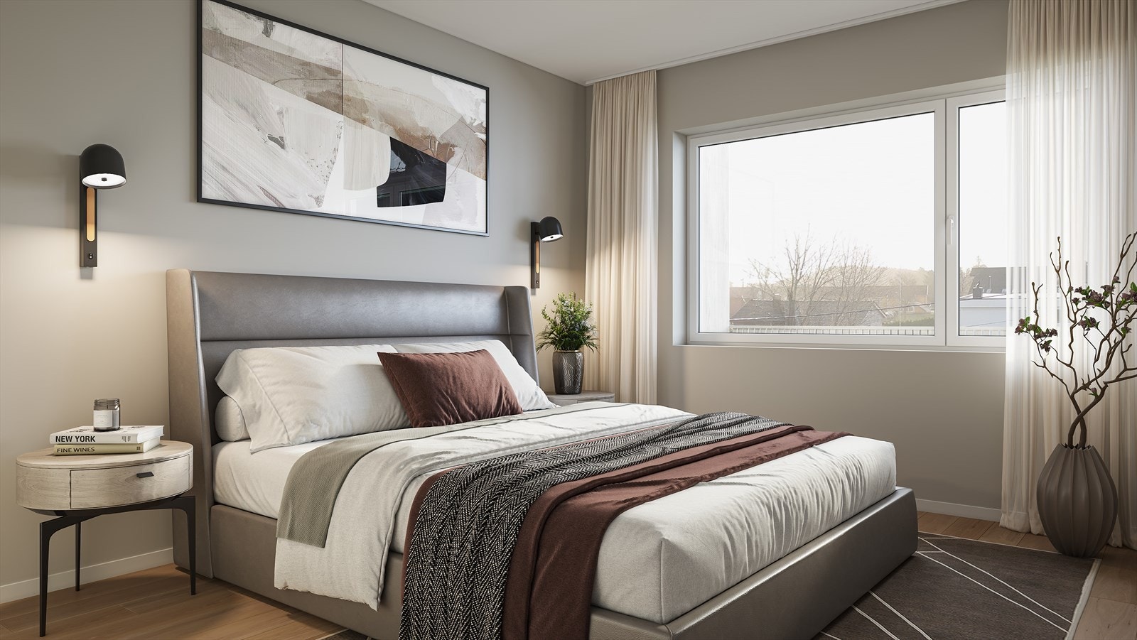 Senk skuldrene i en splitter ny leilighet! Galleribilde