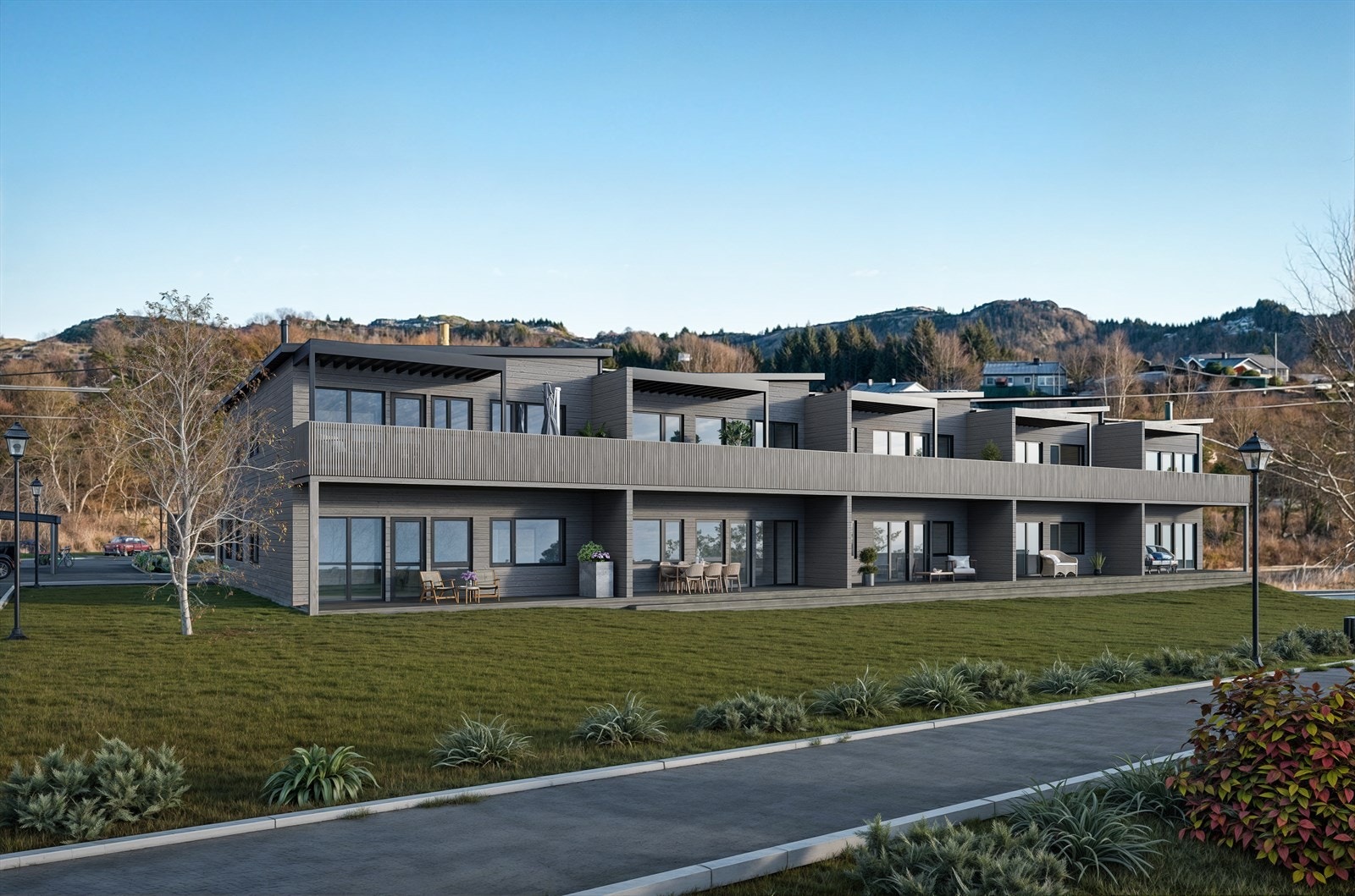 Bygg 2 består av 10 leiligheter i varierende størrelser. Galleribilde