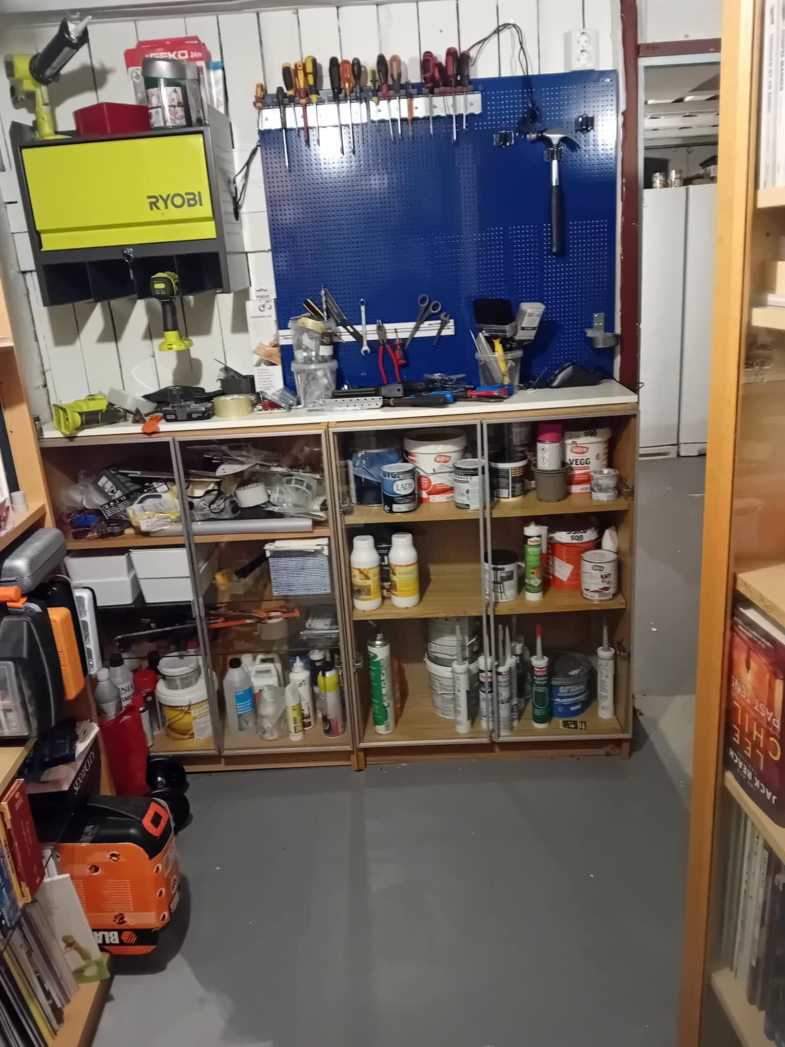 Hobbyrom i kjelleren Galleribilde