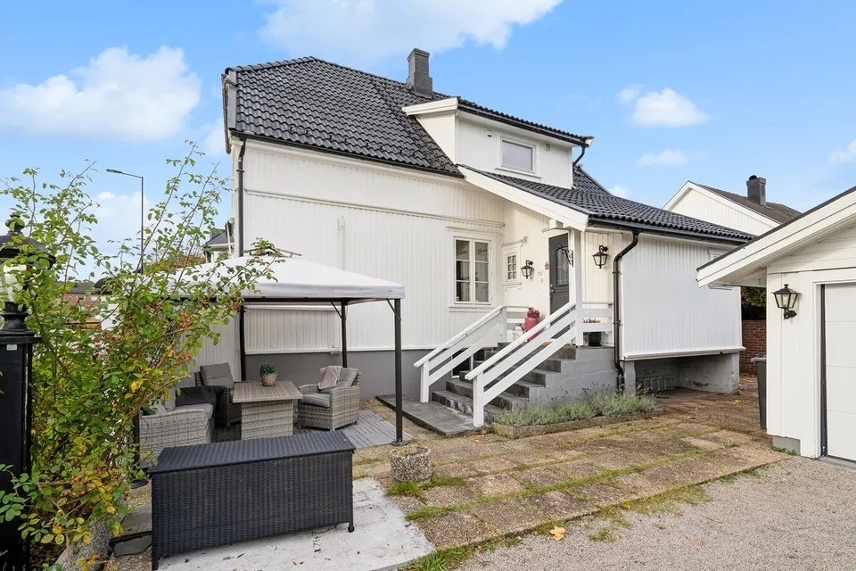 Sommer terrasse Galleribilde