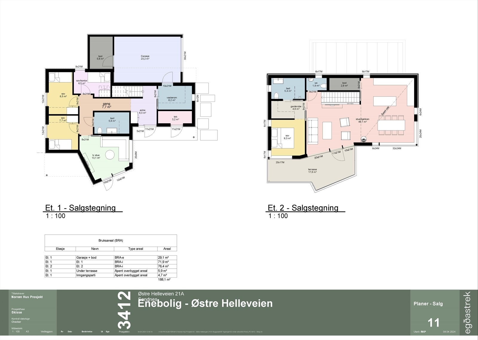 Plantegning Galleribilde