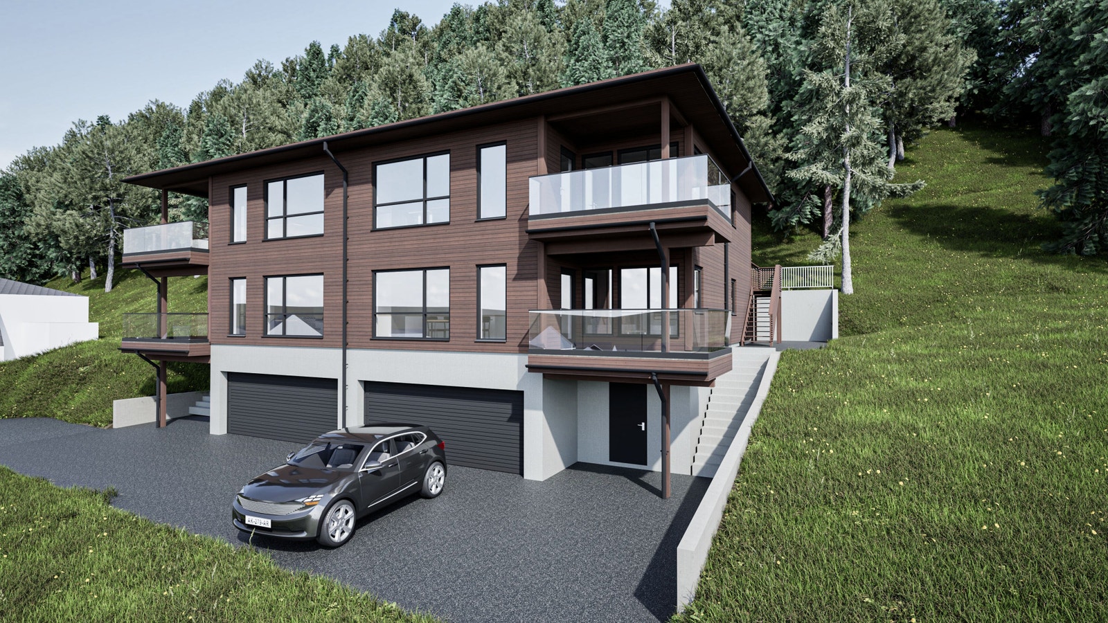 Illustrasjon av fasade, kan avvike fra endelig resultat Galleribilde