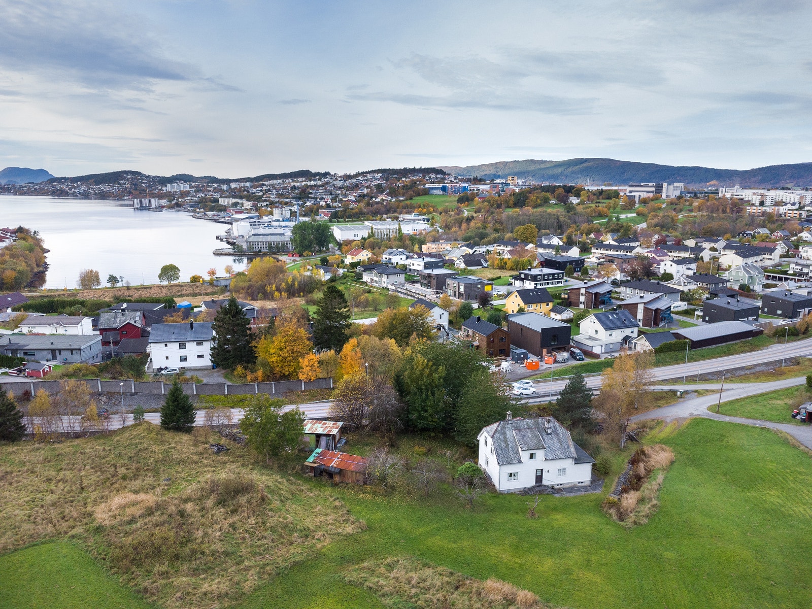 Dronefoto Galleribilde