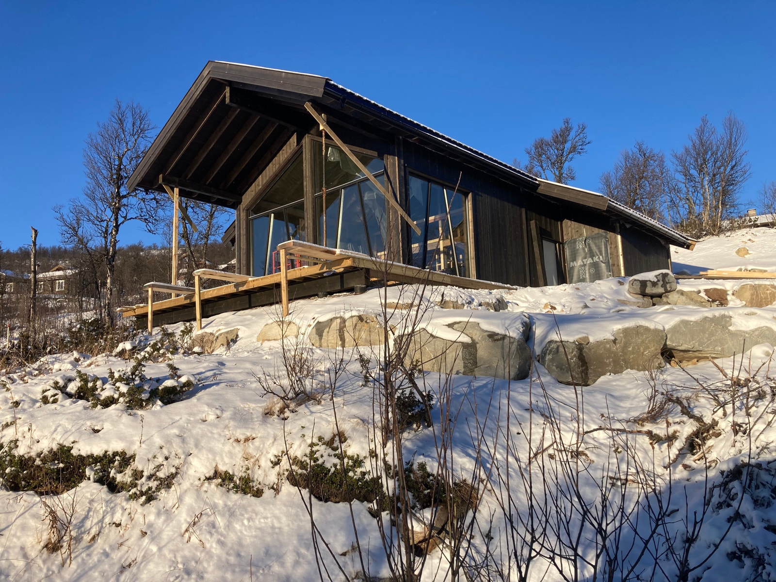 Ny Sportshytte kommer for salg i Nørstebølia. Bildet tatt 14 desember Galleribilde