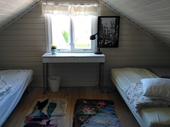 Til sammen 3 soverom, to i andreetasje, og en i første Galleribilde