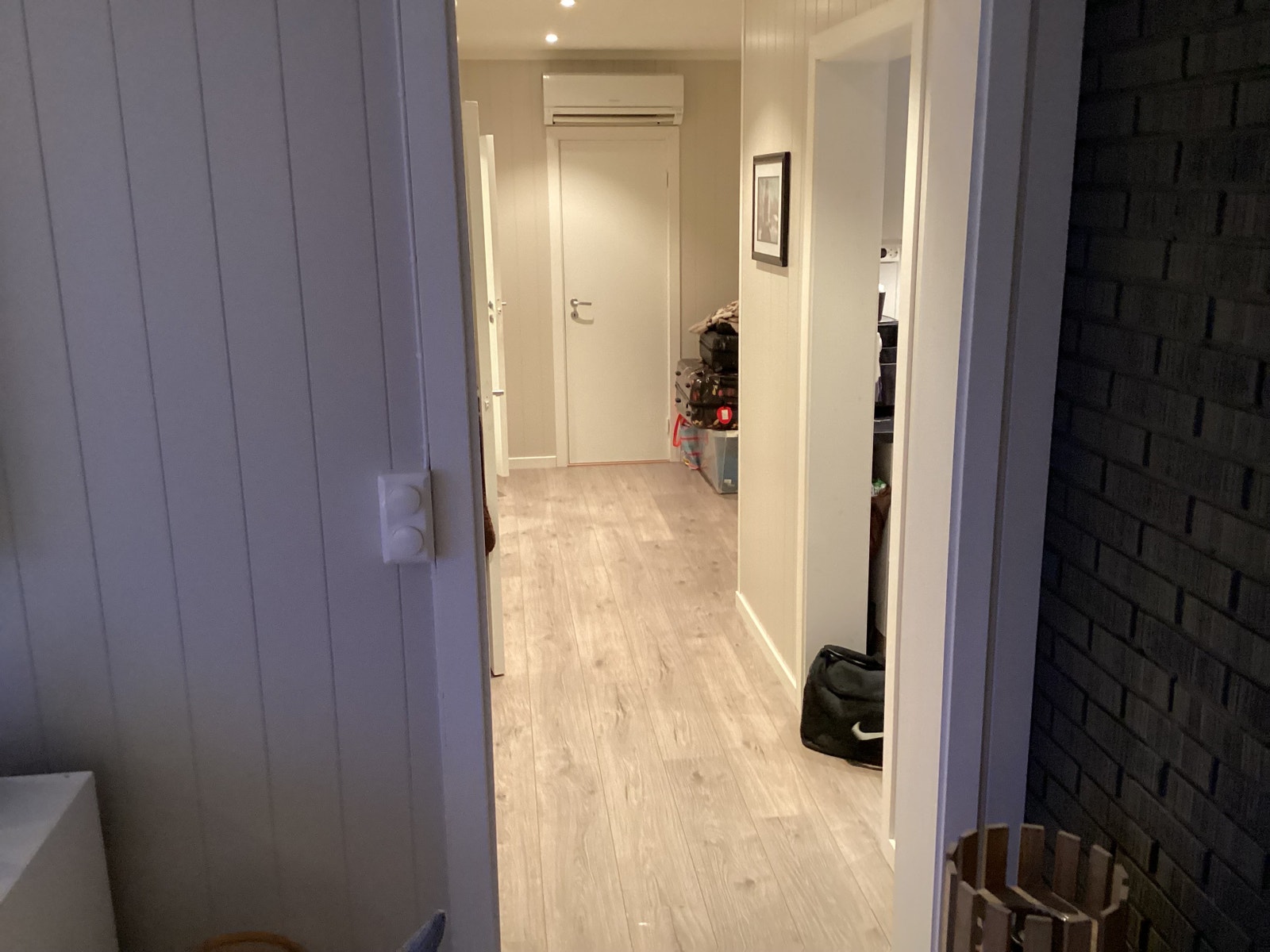 Varmepumpe montert i gang. Galleribilde