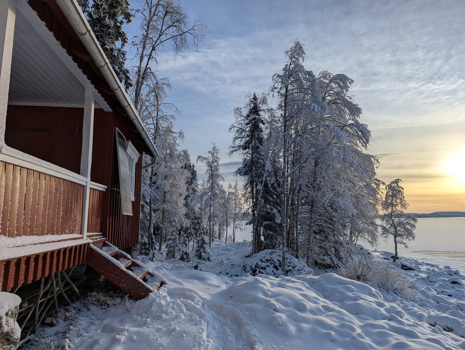 En vinterdag i desember Galleribilde