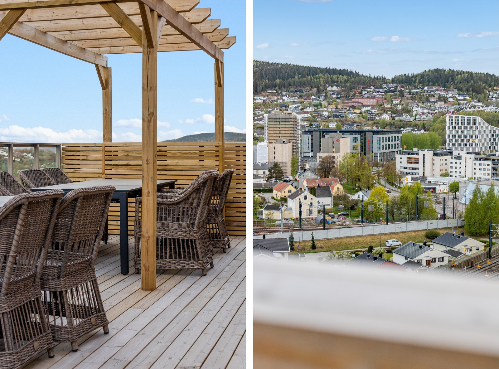 Felles takterrasse Galleribilde