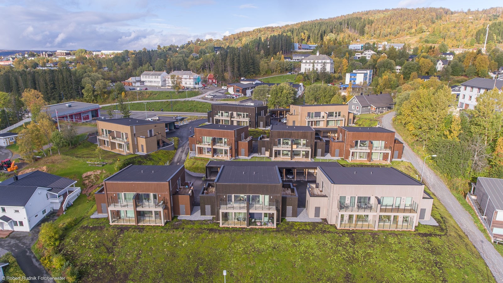 Dronefoto. Galleribilde