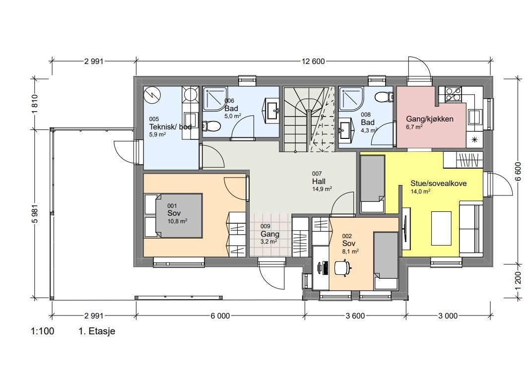 Forslag med utleiedel Galleribilde