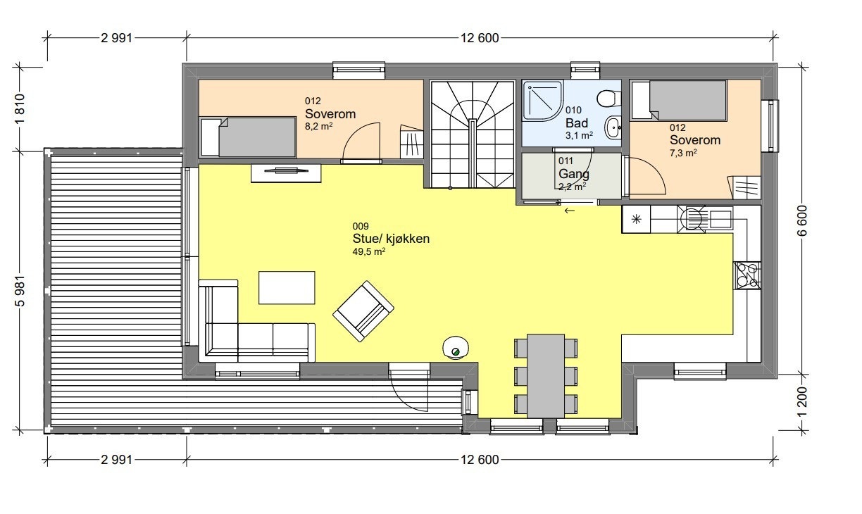 Forslag med utleiedel Galleribilde