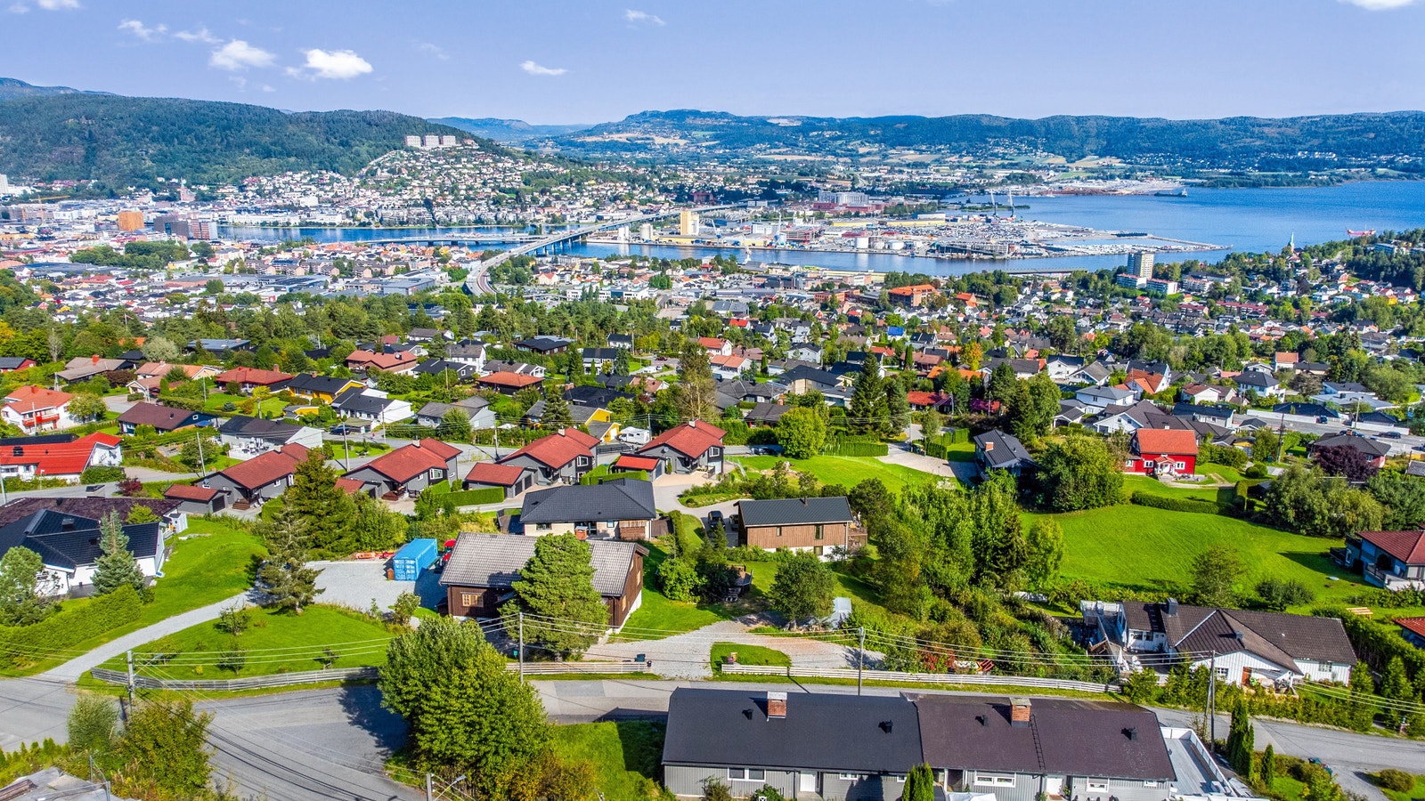 Huset vist på tomten Galleribilde