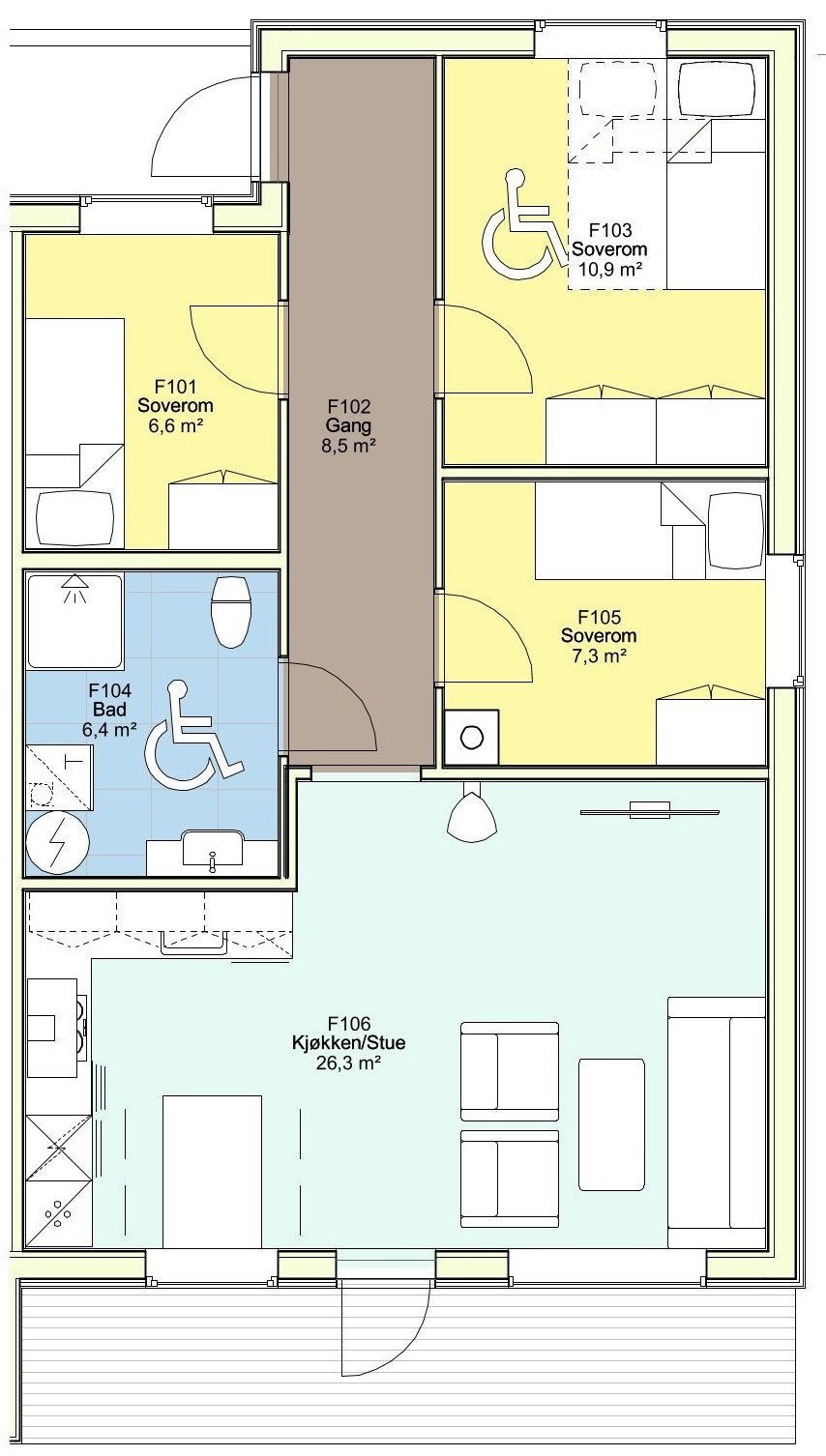 Leilighet F. Galleribilde