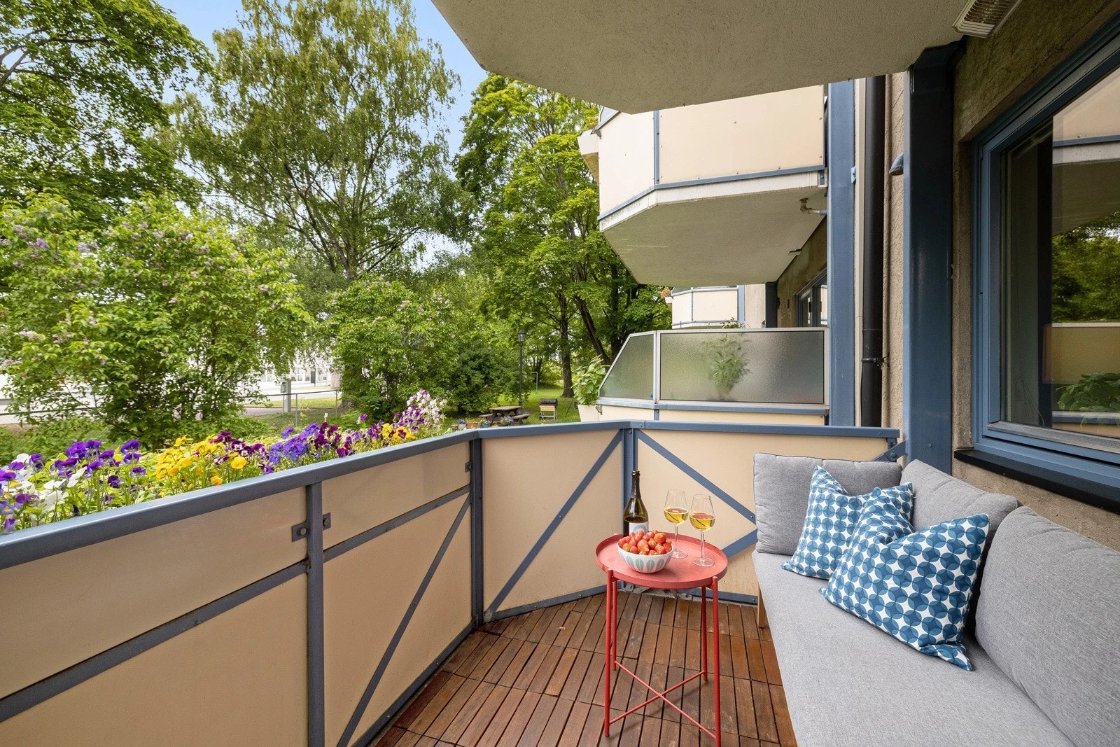 Stor balkong. Veldig gode solforhold fra morgen til kveld. Galleribilde