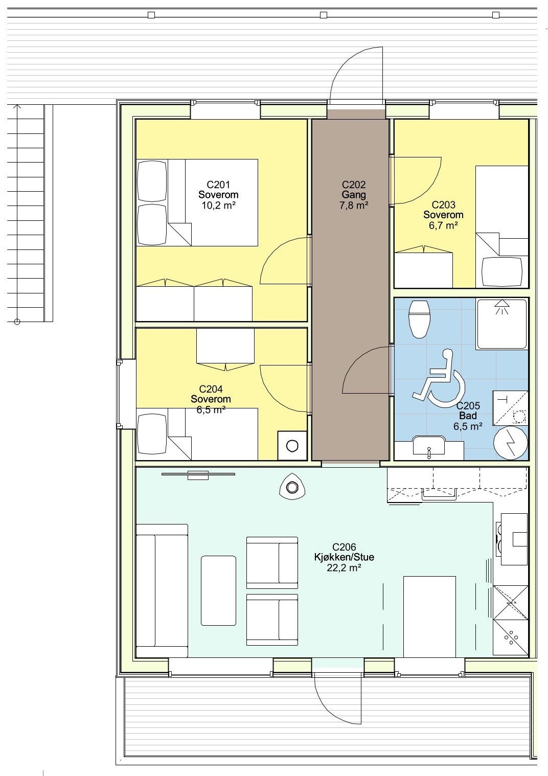 Leilighet C. Galleribilde