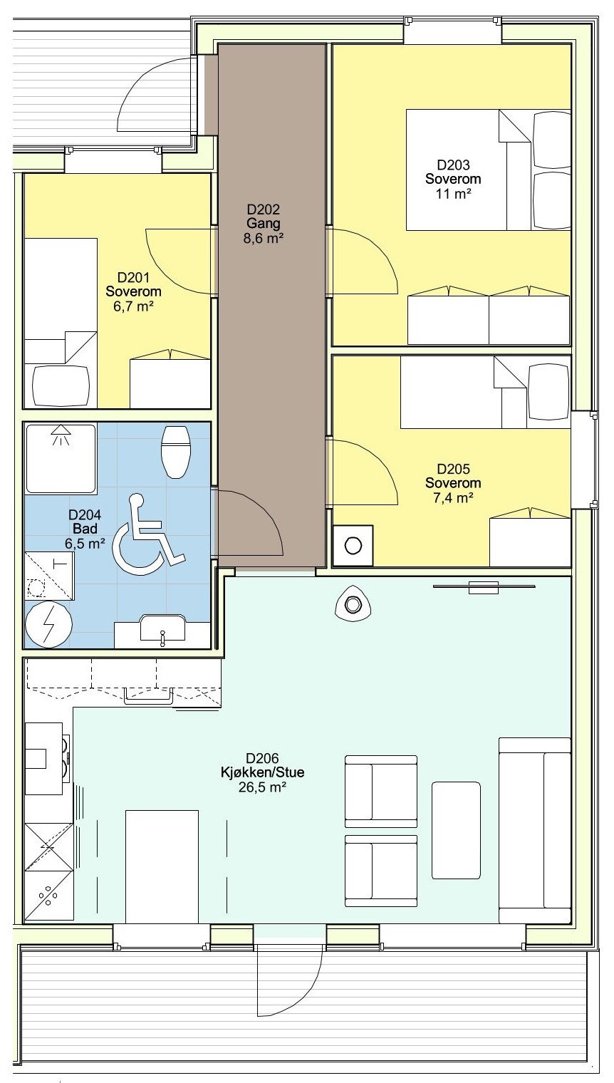 Leilighet D. Galleribilde