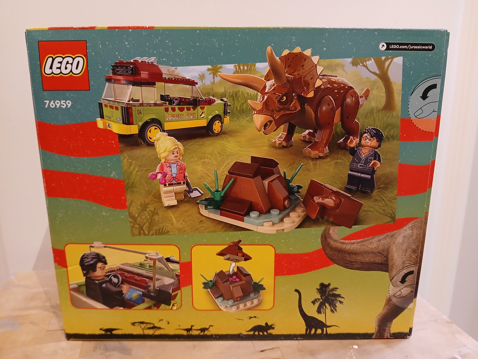 Lego Jurassic Park 76959 Triceratops Research | FINN-torget