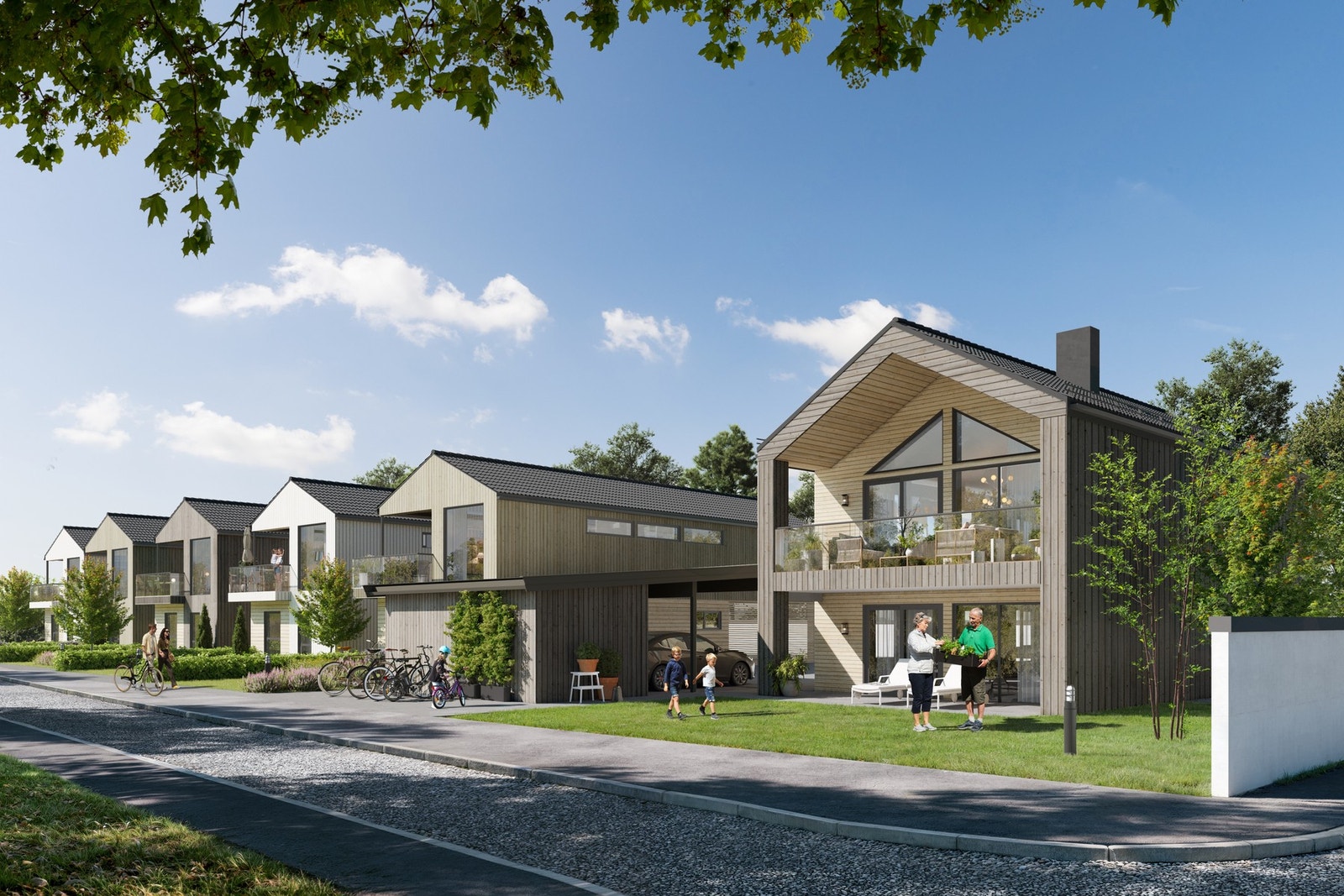 Flotte familieboliger med sentral beliggenhet | Illustrasjonen vil avvike Galleribilde