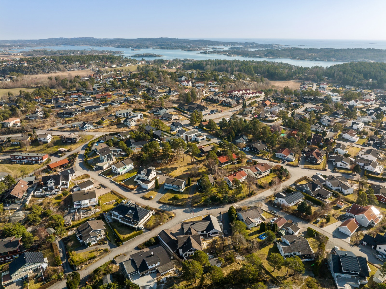 Husene vist på tomtene Galleribilde