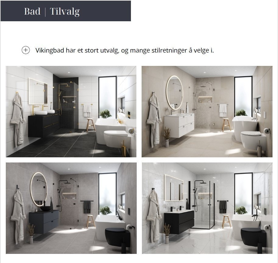 Baderom fra Vikingbad Galleribilde