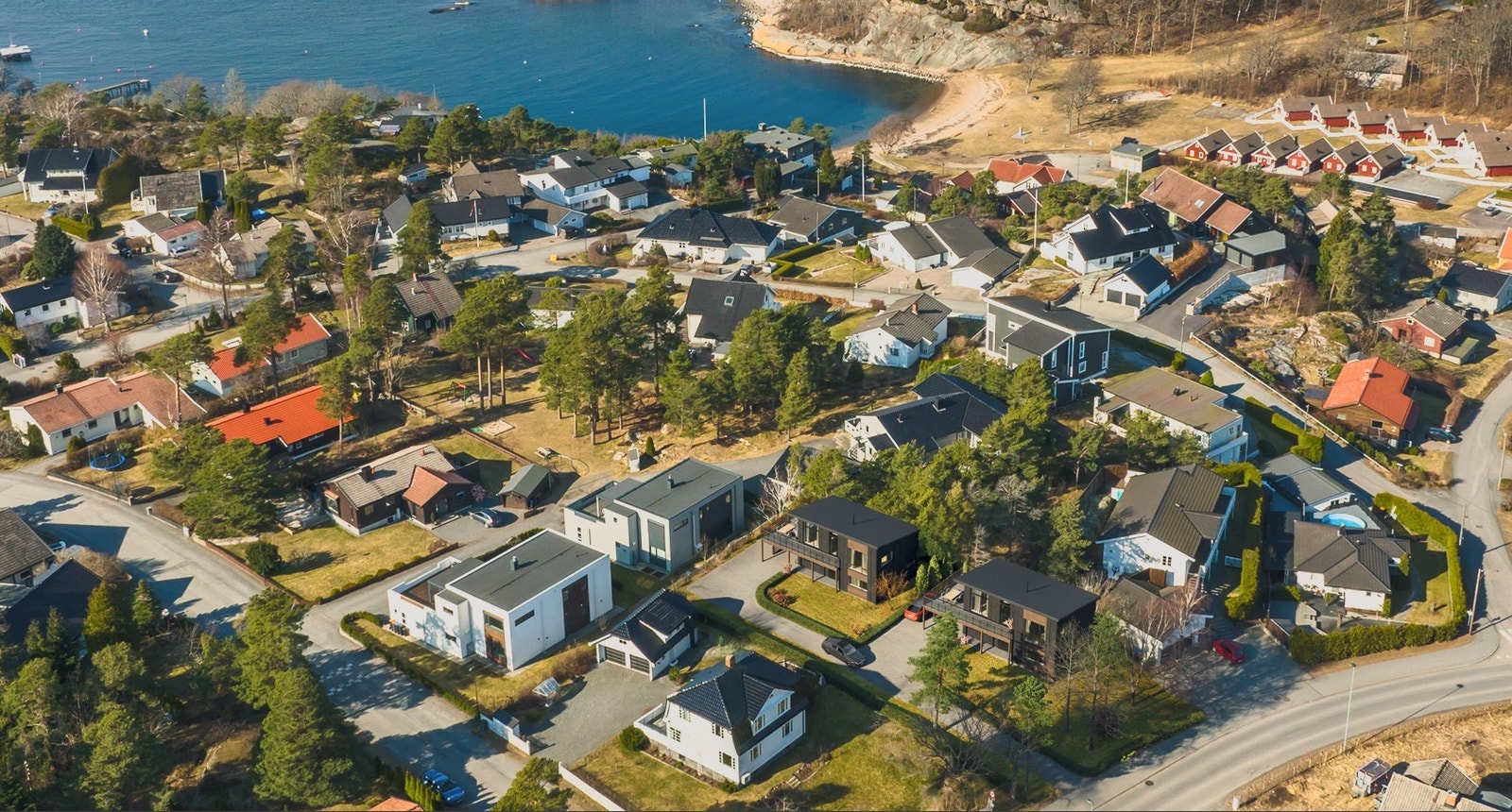 Husene vist på tomtene Galleribilde